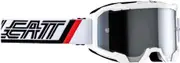 Leatt Velocity 4.5 Iriz White, goggles mirrored