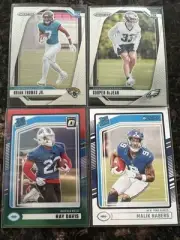 Panini - Brian Thomas Jr./Cooper DeJean/Ray Davis/Malik Nabers (RC Lot) 4 Cards