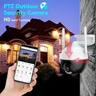 Outdoor WiFi PTZ Camera 4MP Wireless WiFi IP Camera Home Security System With C