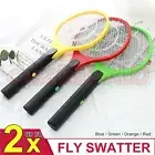 Electric Bug Zapper Tennis Racket Mosquito Fly Swatter Insect Killer Handhel AU