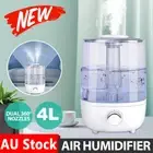4L Air Humidifier Ultrasonic Purifier Mist Aroma Aromatherapy Oil Diffuser Tool