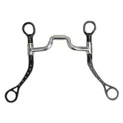 Myler Bits Myler Flat Shank Narrow Med Ported Barrel Bit 5in