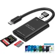 USB C to SD Card Reader Writer OTG Adapter Micro Memory Card Reader Card Reader