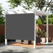Shade Cloth 10x14 FT Sun Screen Fabric Cover Tarp with 10×14 FT Dark Grey