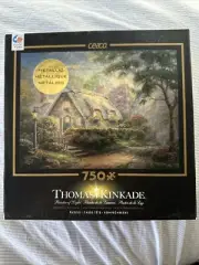 Thomas Kinkade Special Edition Metallic Natures Paradise 750pc Puzzle New Sealed