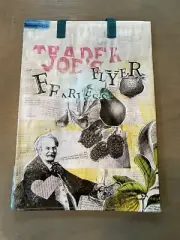Trader Joe’s Bag Fearless Flyer Rare NEW Reusable Grocery Shopping Ships Fast