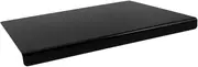 Garneck Large Non-Slip Black Acrylic Cutting Board Kitchen Countertop Protector for Meat Fruits Vegetables Stylish Versatile Cooking Board for Daily Use