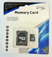 Micro SD Card 64gb Class 10 With SD Card Adapter