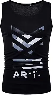 [BaronHong] Men's Army Printed Fashion Sleeveless Tees Sports Casual Tank Top Shirts