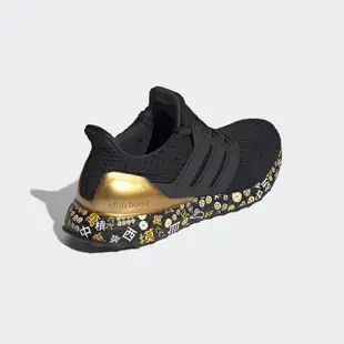 現貨 iShoes正品 Adidas UltraBOOST 男鞋 黑 金 麻將 自摸 透氣 網布 慢跑鞋 FZ3888