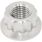 Aeroflow M10X1.25mm Titanium Nut 12 Point Single M10 X 1.25 - AF3503-0010