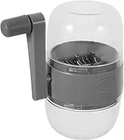 Alipis Hand Crank Nut Grinder Compact Manual Food Chopper for Nuts Garlic and Dried Fruits Space Saving Kitchen Shredder Tool Easy to Clean and Portable
