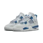 【NIKE 耐吉】AIR JORDAN 4 INDUSTRIAL BLUE 軍藍 GS HF4281-141(AJ4 大童鞋 休閒鞋 氣墊)