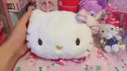 Hello Kitty Head Face Plush Crossbody Bag Holiday Birthday Gift Fast Shipping
