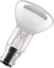 Merriway BH02408 (10 Pcs) Incandescent Reflector Lamp, 60 W Bayonet Cap - Pack of 10 Bulbs