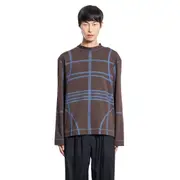 [CRAIG GREEN] Flatlock Long Sleeve T-Shirt Brown
