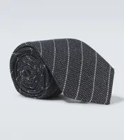 [Canali] Canali Silk tie One Size grey