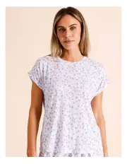 [Soho] Everyday PVE Short Sleeve Tee in Ditsy Vine Print