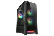 Cougar DUOFACE RGB Black Mid Tower Gaming Case [CGR-5ZD1B-RGB]