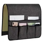 Sofa Armrest Organizer Non-Slip Arm Chair Hanging Caddy 35"x19" Darkgrey