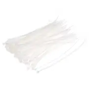Cable Zip Ties 200mmx2mm Self-Locking Nylon Tie Wraps White 150pcs