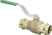 Viega 79950 2" x 2" ProPress Bronze Full Port Ball Valve, Press Connection