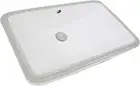 Nantucket Sinks, UM-2112-W, Rectangle, Undermount, Ceramic, Vanity Sink, White -