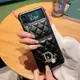 Lushuo 手機殼適用於三星 Galaxy Z Flip 3 5G 和 Z Flip 4 時尚菱格皮革外殼,適用於 Z