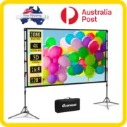 GAINVANE 120" Portable Projector Screen 16:9 HD Wrinkle-Free Lightweight NEW AU
