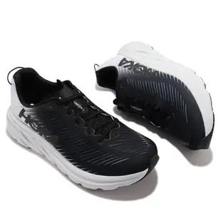 Hoka One One Rincon 3 寬楦 慢跑鞋 黑 白 漸層 男鞋 路跑【ACS】 1121370BWHT