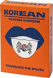 Korean Lingo Playing Cards | Travel Flashcards | Learn Korean Vocabulary in A Fun & Easy Way | 52 Essential Translations