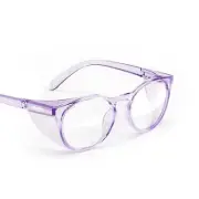 Stoggles Round Z87.1 Certified Polycarbonate Safety Glasses, Scratch &