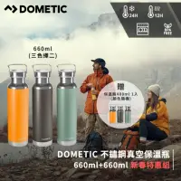 在飛比找momo購物網優惠-【Dometic】不鏽鋼真空保溫杯(660ml+660ml)