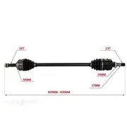 Bearing Wholesalers CV Shaft - B450