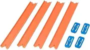 Mattel - Hot Wheels - Straight Track 4 Pack with Connectors