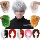 Cool Anime Cosplay Wig Short Straight Men Boy Cartoon Colorful DIY Full Wigs USA
