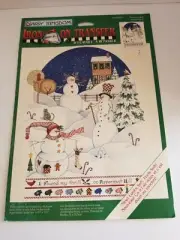 Daisy Kingdom Iron On Transfer Peppermint Hill #0116-05029 Snowmen