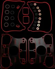 James Rocker Box Cover Gasket Kit w RCM Base Harley Roadster 1200 16-20
