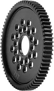 RC 71T Steel Spur Gear, 71T Replacement for TA08 RC Car and Truck Accessory, 1/10