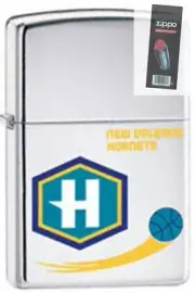 Zippo 22618 nba orleans hornets Lighter + FLINT PACK