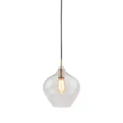 Howell Bulb Brass Clear Glass Pendant Light