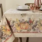 Benson Mills Jubilee Printed Jacquard Fabric Table Cloth, Fall, Harvest, and Tha