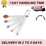 5 Pcs Mini Measuring Spoons Set, Stainless Steel Small Measuring Spoons Tad..