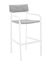 Modway Outdoor Raleigh Stackable Outdoor Patio Aluminum Bar Stool