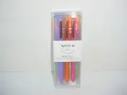 Noted By Post-It Felt Tip Colored Pens Set of 3