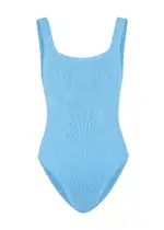 Hunza G Seersucker Swimsuit - Blue - One Size One Size