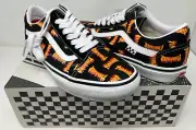 Vans Unisex Old Skool Skate Shoe – Thrasher Flame Black Multi- US 10.5- (S-1)