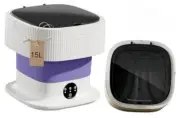 Portable Washing Machine, Mini Washer High Capacity with 3 Modes 15L Purple