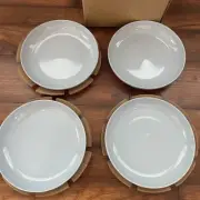 Corelle Handcrafted Stoneware 4 - 9” Blue Dinner Plates