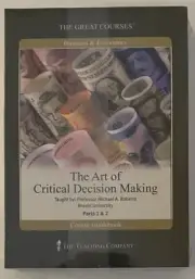 THE ART OF CRITICAL DECISION MAKING COURSE GUIDEBOOK DVD New 24 Lessons 4 Discs